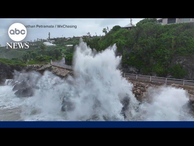 Hurricane Ernesto bears down on Bermuda