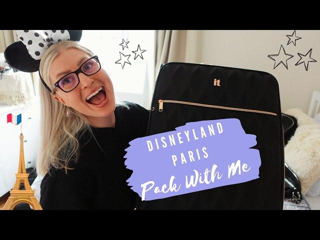 DISNEYLAND PARIS PACK WITH ME | Outfits try on What is in my suitcase? 