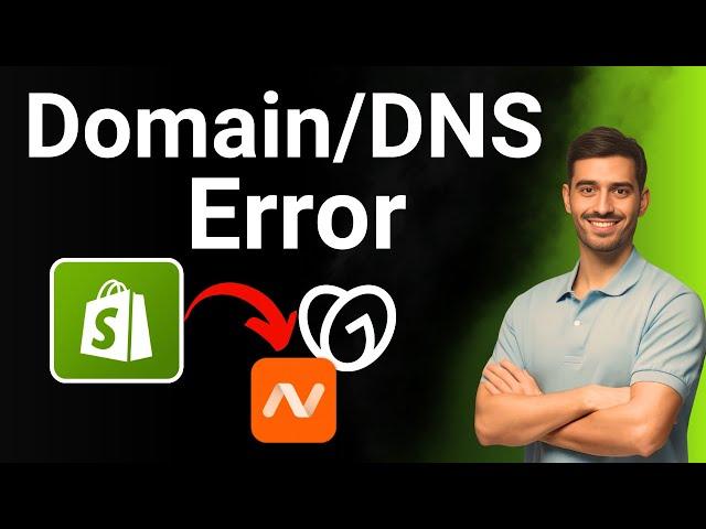 How To Fix Domain/DNS Error in Shopify -Update 2024