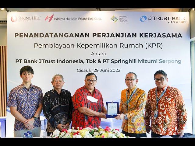 Kerja sama KPR J Trust Bank - Springhill Yume Lagoon