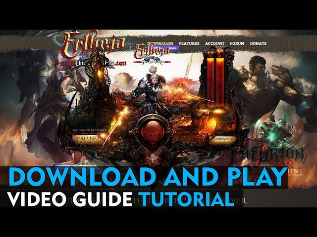 Download and Play Video Guide Tutorial Lineage2Ertheia