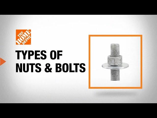 Types of Nuts and Bolts | The Home Depot