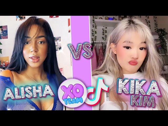 ALISHA VS KIKA KIM | XO TEAM TIKTOK #xoteam #tiktok #kikakim