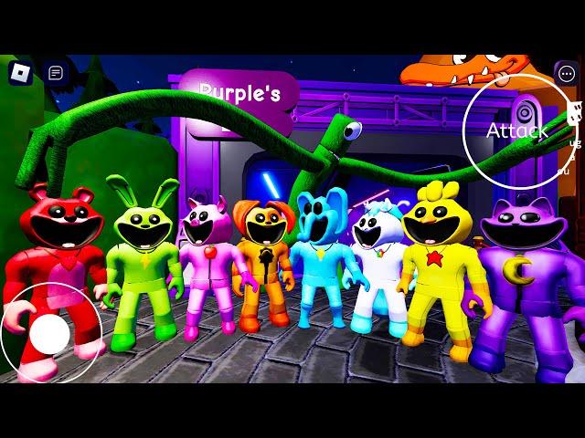 Playing as ALL Smiling Critters from Poppy Playtime Chapter 3 Deep Sleep in Rainbow Friends2 #roblox