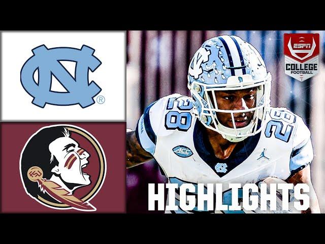 North Carolina Tar Heels vs. Florida State Seminoles | Full Game Highlights | ESPN College Football