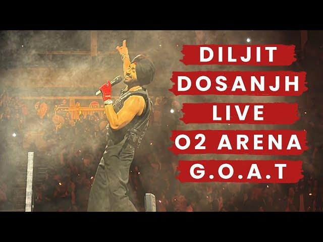 DILJIT DOSANJH | "G.O.A.T" | LIVE | O2 ARENA | LONDON | 5th OCT 2024 | #diljitdosanjh