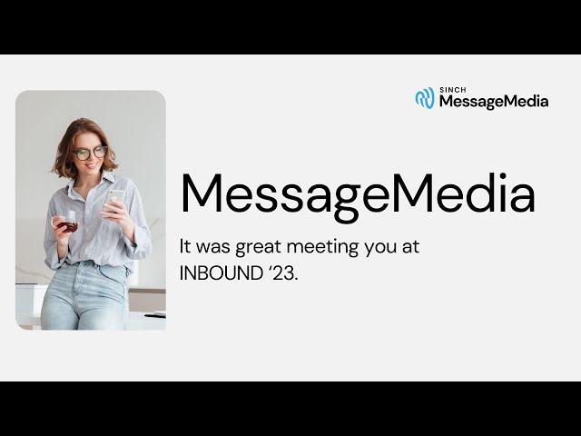 Sinch MessageMedia at HubSpot Inbound 2023