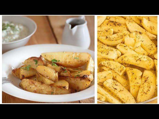 Greek Lemony Roasted Potatoes 2 Ways: Patates Lemonates