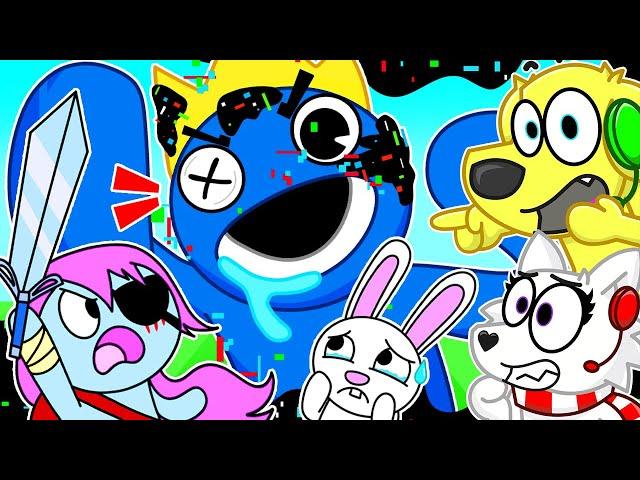 PIBBY vs Rainbow Friends CORRUPTED!! Roblox Hide & Seek CHALLENGE!