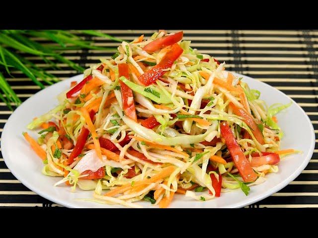 Съедят за Минуту! Вкуснейший Салат "СОЧНЫЙ" за 5 Минут на каждый день и на праздничный стол!