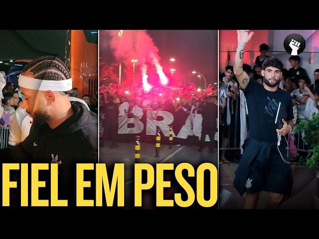 O DESEMBARQUE DO CORINTHIANS EM BRASÍLIA PARA O MAJESTOSO PELO BRASILEIRÃO 2024