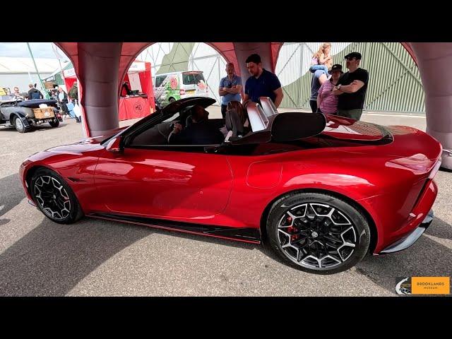 MG100 Centenary at Brooklands. The new Cyberster