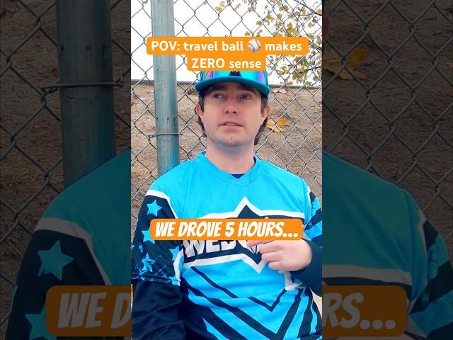When travel baseball makes ZERO sense #baseball #baseballboy #travelball #baseballlife #comedy