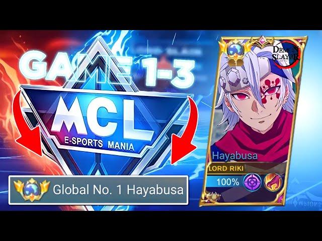 GLOBAL HAYABUSA [GAME 1-3] MCL FINALS CHAMPION GAMEPLAY