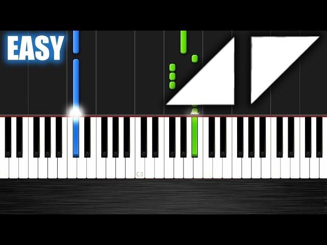 Avicii - The Nights - EASY Piano Tutorial by PlutaX - Synthesia