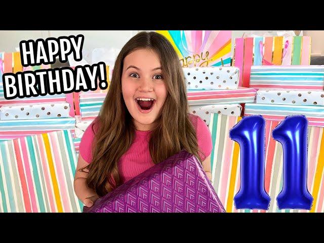 HOW WE CELEBRATED our DAUGHTERS 11th BiRTHDAY! OPENING PRESENTS!