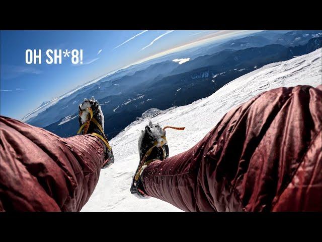 A scary paragliding flight off Mount St Helens!