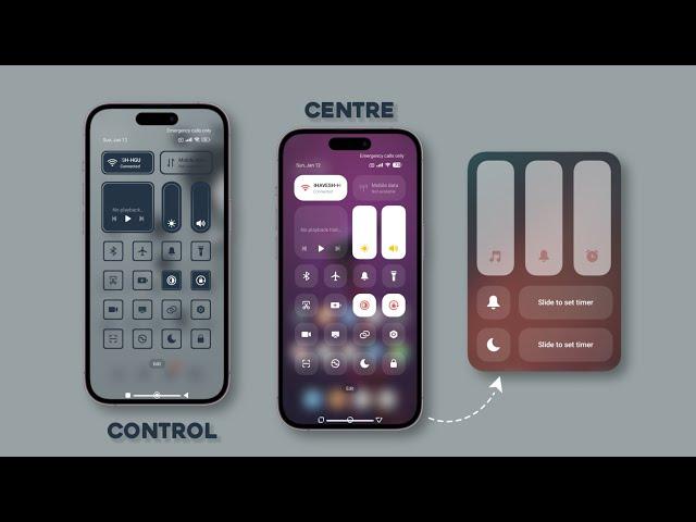 Top 3 Different Xiaomi HyperOS Control Centre Theme | Dark Mode Supported Themes
