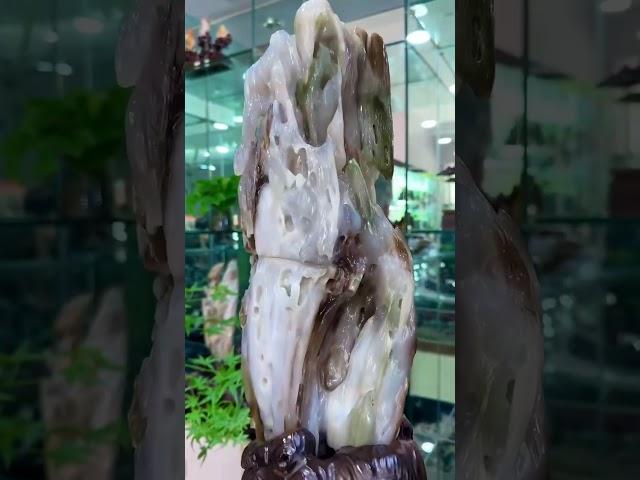 缅甸树化玉，#树化玉 #木化石 #硅化木 #玉石 #远古树木 #化石   #宝石 #地质奇观 #珍贵藏品 #自然瑰宝 #纹理独特 #色彩丰富 #观赏价值  #收藏价值