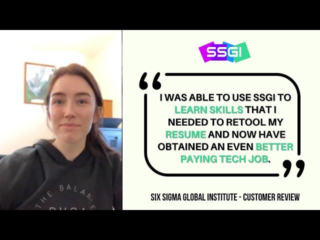 SSGI: Six Sigma Global Institute | Customer Review