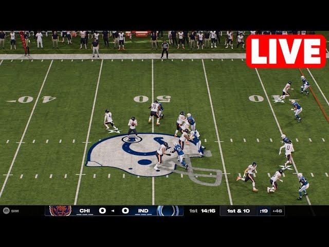 NFL LIVE Chicago Bears vs Indianapolis Colts | Week 3 NFL Full Game - 22nd September 2024 NFL 25