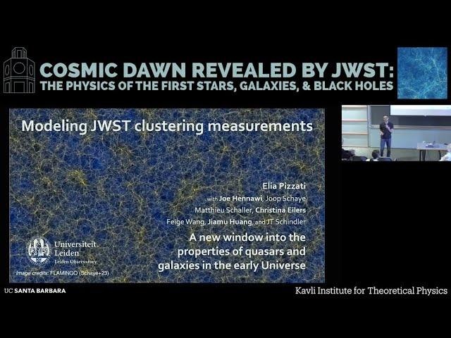 Lightning talk: Modeling JWST clustering measurements ▸ Elia Pizzati (Leiden Obs.)