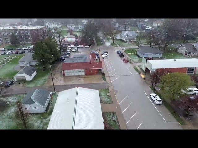 DJI Mini 3 Drone in 20 to 30 mile an hour wind and snow