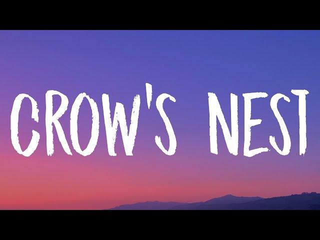 Powfu - crow's nest (Lyrics) Ft. Ollie