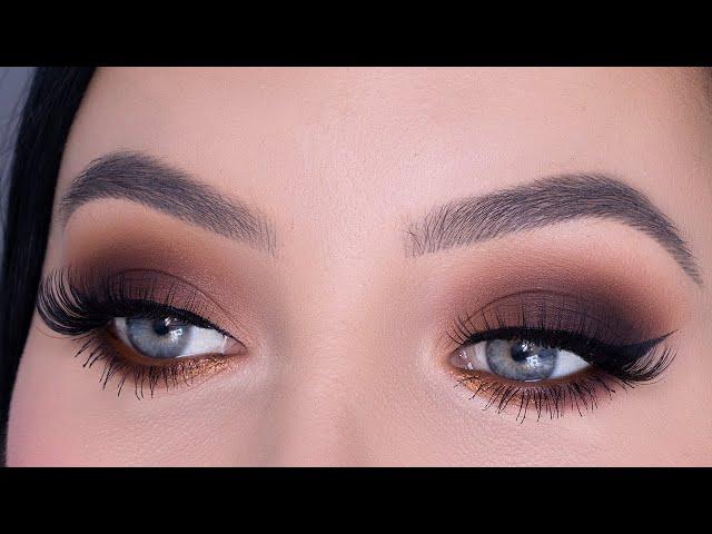 Warm Brown Fall Inspired Eye Makeup Tutorial