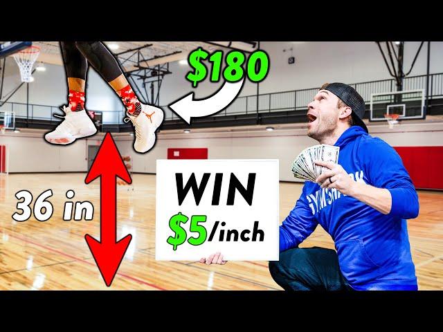 Win $5 For Every Inch You VERTICAL JUMP!