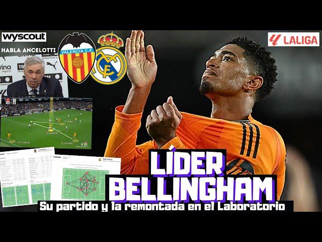 BELLINGHAM AL DETALLE, LAS CLAVES DE LA REMONTADA DEL REAL MADRID EN VALENCIA. LA ROJA A VINICIUS