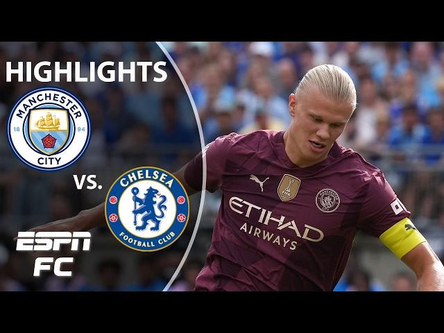 ERLING HAALAND HAT TRICK  Manchester City vs. Chelsea in Columbus | Highlights | ESPN FC