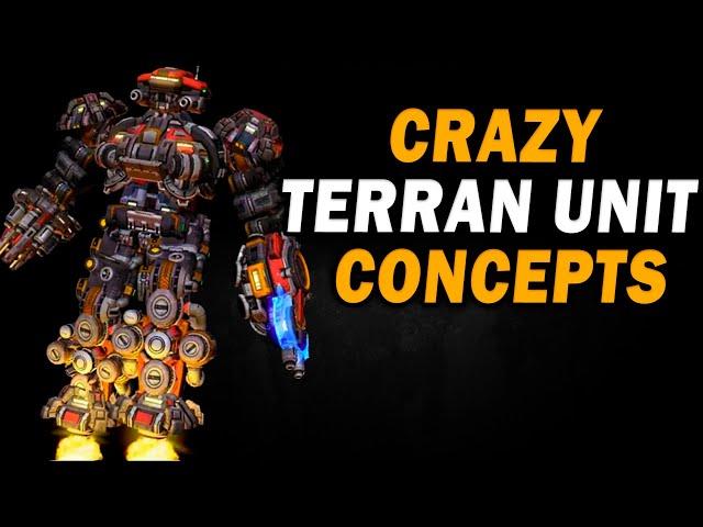 TOP 5 CRAZY Terran race design concepts that didn't make it into StarCraft 2