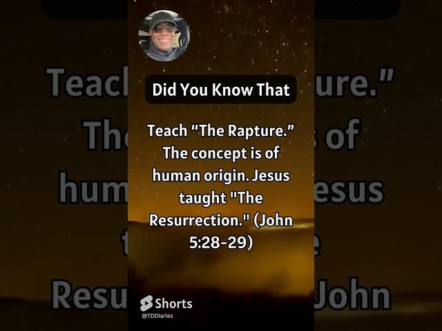 Did You Know That  Jesus Did Not Teach This ...  #jesus