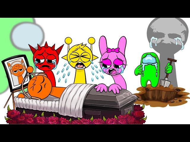 R.I.P OREN! SAD SPRUNKI STORY | Oren Dies | FNF Goodbye World | Sad Sprunki Animation