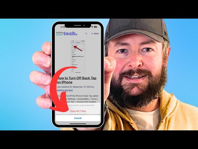 How to Close All Tabs on iPhone