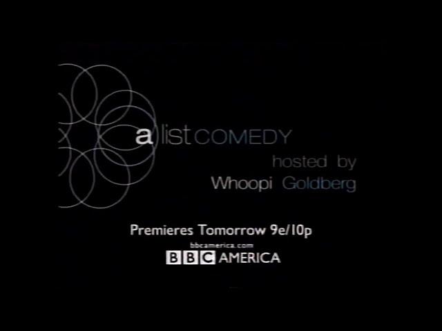 BBC America — "A-List Comedy, hosted by Whoopi Goldberg" promo (2002)