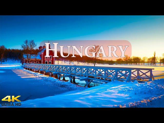 Hungary 4K - Winter Relaxation Film - Relaxing Music And Stunning Nature Scenes (4K Videos)