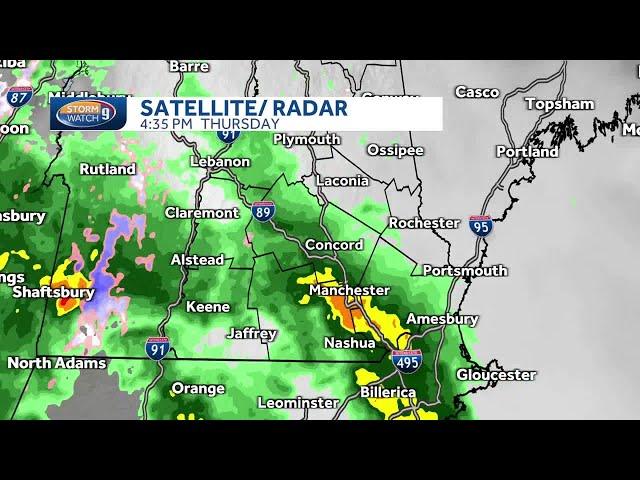 New Hampshire weather: Steady rain, some northern snow