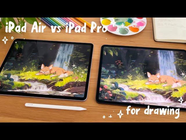  NEW iPad Air vs iPad Pro for Drawing, PROCREATE and Artists - Which Should You Choose?