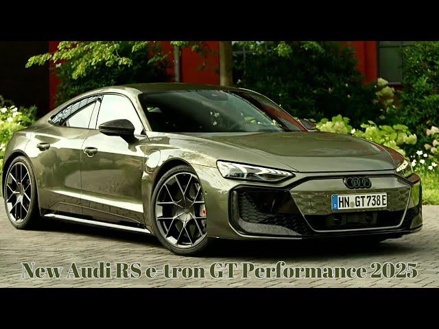 925 Hp | Starting Price of €160,500 | New Audi RS e-tron GT Performance 2025