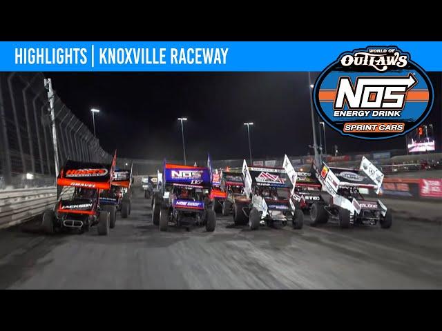 World of Outlaws NOS Energy Drink Sprint Cars | Knoxville Raceway | June 14, 2024 | HIGHLIGHTS