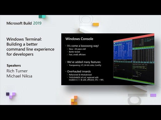 Windows Terminal: Building a better command line experience for developers - BRK3069