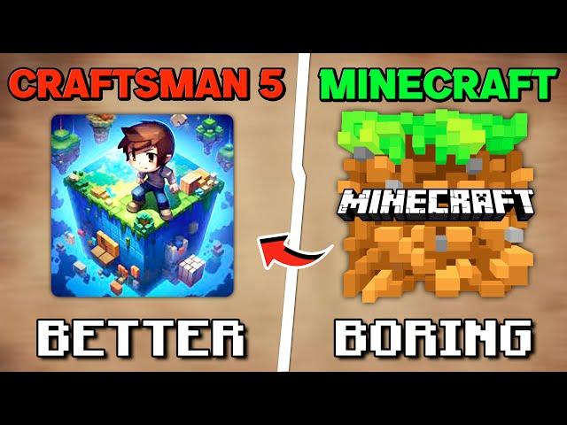 Craftsman 5 is Actually Better than MINECRAFT ? | Better or Worst?