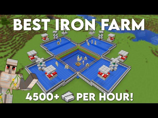 Minecraft Best IRON FARM - 1.20+ Iron Farm Tutorial