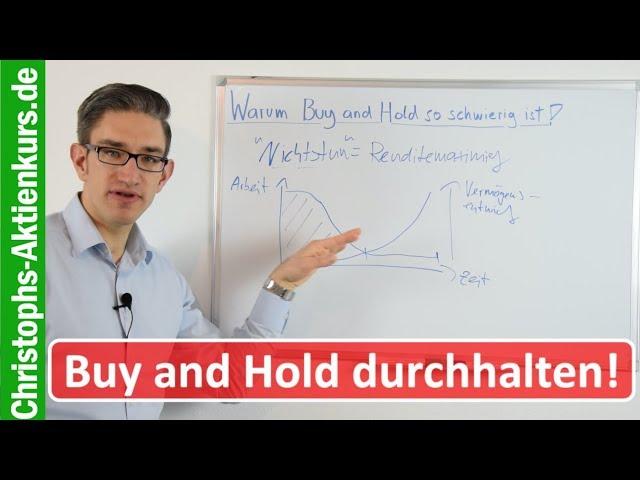 Warum Buy and Hold so schwierig ist und wie du es trotzdem durchhältst