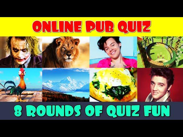 Pub Quiz (Part 1) | Online Pub Quiz  