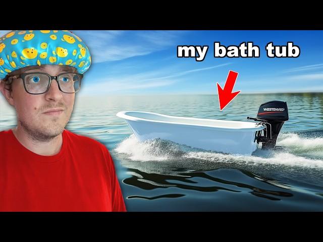 I Turned My Bathtub Into A Boat