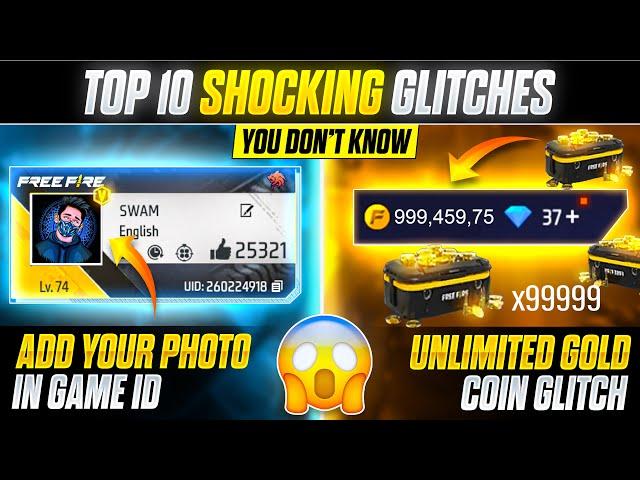 TOP 10 SHOCKING GLITCHES YOU DON'T KNOW  GARENA FRE FIRE