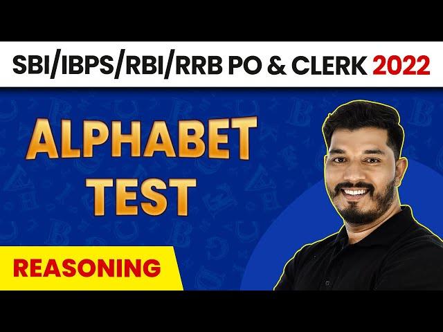 Alphabet Test | Reasoning | Foundation Course 2022